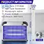 12 Gói Bug Zapper Bóng Đèn Thay Thế 10W Cho 20W Trong Nhà BL T8 F10W 13 Inch Ống Đèn Cho,