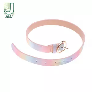 Thắt Lưng Trẻ Em Bé Gái PU Nhiều Màu Sắc Đầm Công Chúa Huấn Luyện Bé Gái Thắt Lưng Quần Jean Thắt Lưng Trái Tim Tình Yêu