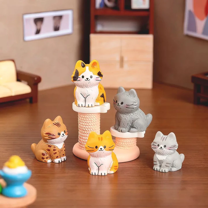 Tượng Mèo Mini Resin Dễ Thương DIY Tiểu Cảnh đồ trang trí bàn làm việc đồ trang trí bàn học đồ trang trí xe đồ decor đồ trang để bàn đồ trang bể cá decor phòng decor nhà đồ trang phòng khách