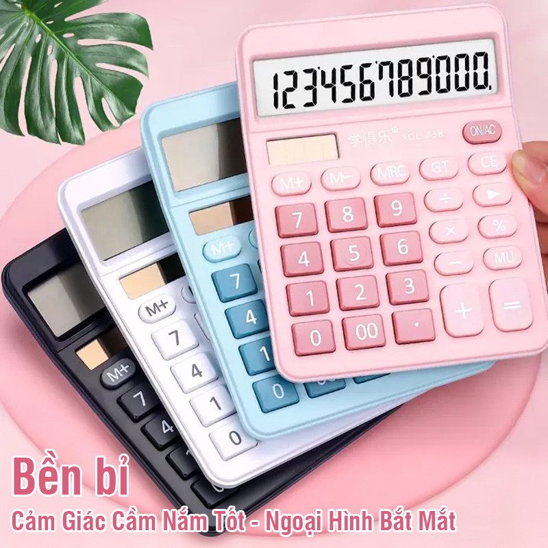 Máy Tính Cầm Tay Máy Tính Bỏ Túi Năng Lượng Mặt Trời Tiết Kiệm Điện Phím Bấm Nhạy Thời Trang Văn Phòng Phẩm Học Sinh
