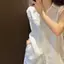Áo sơ mi không tay nữ + Quần short vải lanh Bộ đồ hai mảnh, Phiên bản thịt che rộng, Phong cách trắng tươi, Phong cách thường ngày thời trang mùa hè 2026
