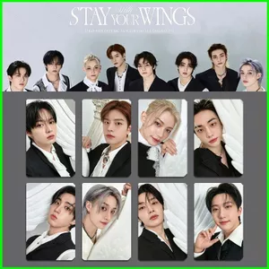 HT3 8 Cái / bộ STRAY KIDS LOMO Card FANCLUB 6TH STAY VỚI CỔ CỦA BẠN Bộ Sưu Tập Bưu Thiếp Ngôi Sao Ngoại Vi TH3