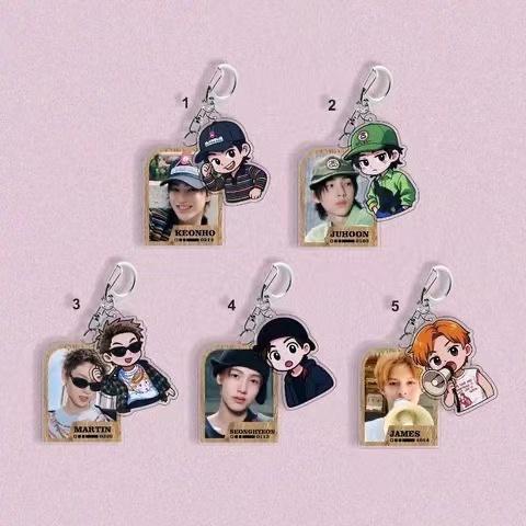 Cortis Merchandise Keychain for Friends Backpack Pendant Support Fan MARTIN JAMES JUHOON SEONGHYEON KEONHO