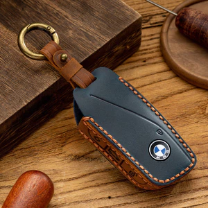 Thích Hợp Cho Xe BMW Năng Lượng Mới ix Chìa Khóa 2023 Phong Cách Mới x7 Series i7 Chìa Khóa Khóa Da Thật Chính Hãng Da Bò Bảo Vệ Túi AG0I