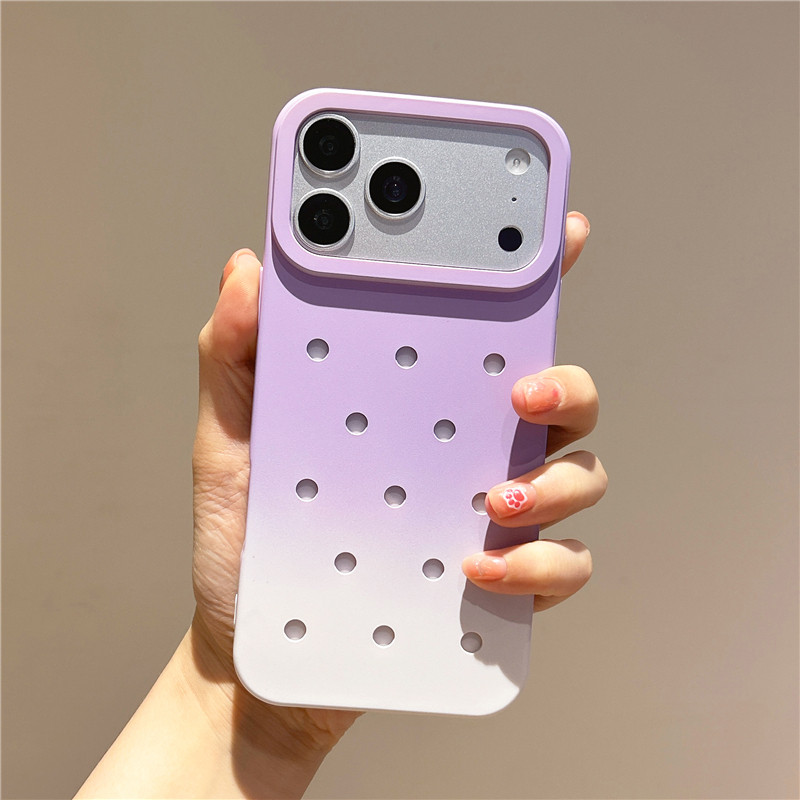 Ốp điện thoại lỗ tản nhiệt cho iPhone 17 Pro Max 17 16 15 14 13 Vỏ điện thoại chống rung