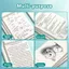 GILL 40 / 100 Tờ Giấy Trầy Xước, Bảo Vệ Mắt Trống / Lưới / Miếng Lót Trầy Xước Phân Vùng, Văn Phòng Trường Học Notepad A4 / B5 Dày Bền Đẹp
