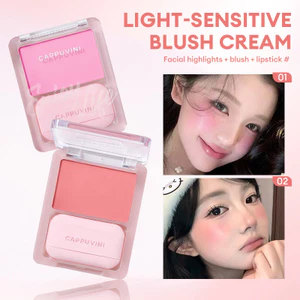 【Roshy】Phấn má hồng dạng kem đa năng rạng rỡ tạo hiệu ứng căng bóng dưỡng ẩm làm đầy môi lấy cảm hứng từ