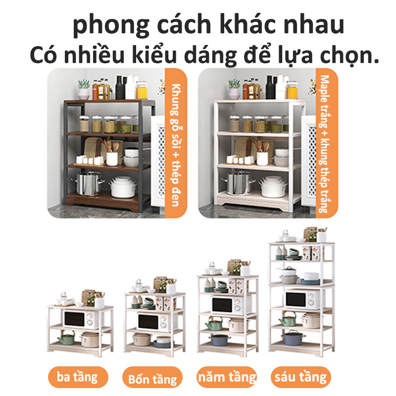Kệ đựng đồ đa năng Kệ Lò Vi Sóng cần thiết cho mọi gia đình Kệ để đồ nhà bếp đẹp mắt