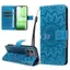 Ốp Lưng Cho Honor 600 Lite Dập Nổi Da Hướng Dương Khe Cắm Thẻ Dây Đeo Tay Chống Rơi Vỏ Điện Thoại