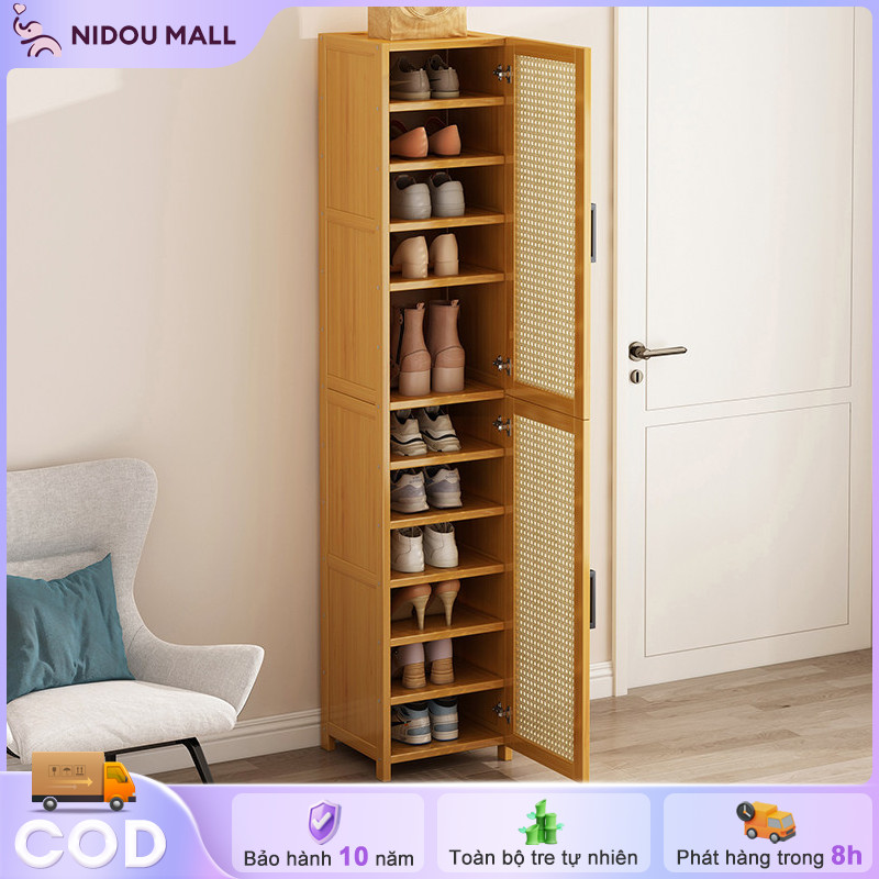 Tủ giày dệt dây đứng chống ẩm chống nấm tiết kiệm không gian đảm bảo chất lượng Chống bụi Hậu mãi
