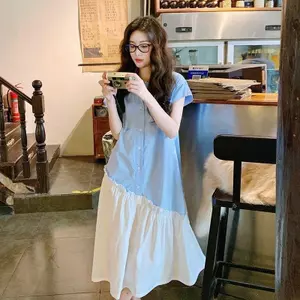 Đầm sơ mi phong cách Hàn Quốc mùa hè - Thiết kế mới lạ ngọt ngào