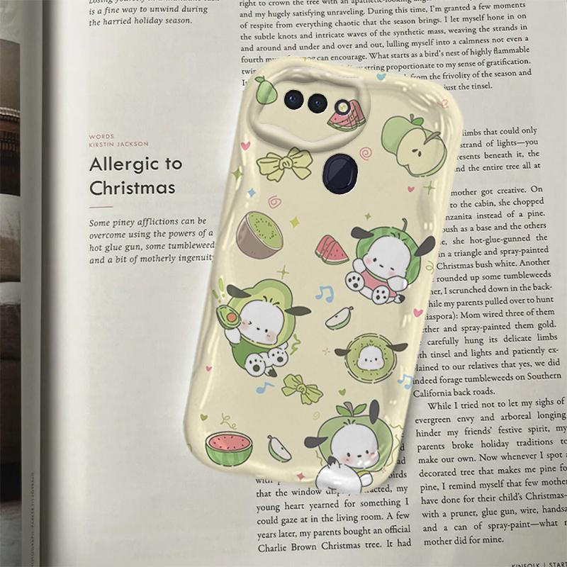 Ốp Cho OPPO A5S A12 F9 F9 Pro Phim Hoạt Hình Kem Sanrio Cặp Đôi Mềm TPU 3D Sóng Silicon Vỏ Điện Thoại