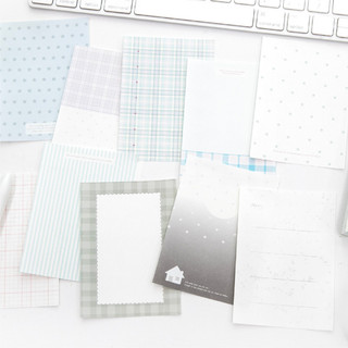 ENWEI 100 Chiếc [Zhiguang Notes Series] Giấy Dệt Giấy Viết Vôi Bãi Cỏ Chạng Vạng Oải Hương Cho Nhật Ký Sổ Lưu Niệm Cắt Dán Giấy Ghi Nhớ