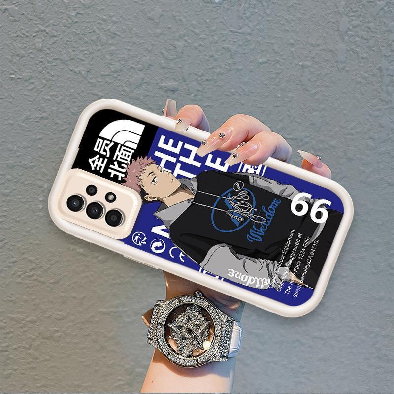 Ốp Lưng Cho Samsung A13 A23 A33 A32 A52 A52S 4G 5G Hoạt Hình Silicon Nghệ Thuật Mềm Ốp lưng TPU Jujutsu Kaisen Anime Mắt Thiên Thần Chống Sốc Ốp Lưng