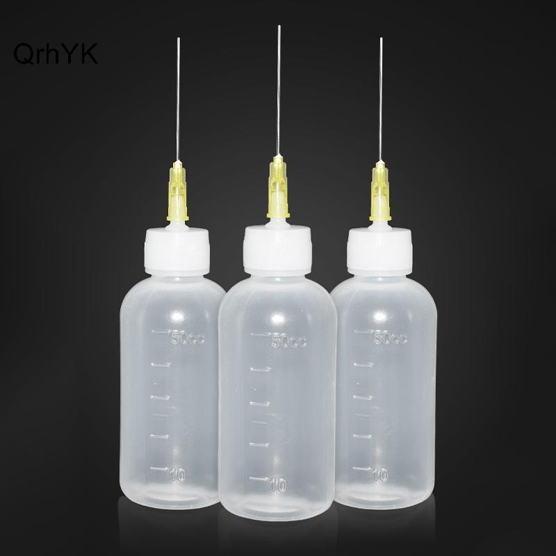 Nhà Máy Thời Trang 50ML Chai Nhựa Lỏng Cho Máy Phân Phối Nhựa Thông Hàn Dán Cho Điện Thoại PCB Làm Sạch Hàn Dụng Cụ Sửa Chữa QrhYK