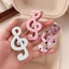 FUHUIOT Musical Note Kẹp Tóc, Acrylic Sáng Tạo Chấm Bi Kẹp Tóc, Dễ Thương Chống Trơn Trượt Ngọt Ngào Thanh Lịch Sọc Tóc Barrettes Nữ