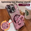 Ốp Lưng Trong Suốt Cho Google Pixel 10 9 9A 8A 7A 8 7 Pro XL Sang Trọng Dễ Thương Giá Đỡ Xoay Đứng Phong Phú Mạ Mềm Vỏ Điện Thoại