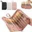Hộp đựng cọ trang điểm HFSHY Hộp đựng cọ trang điểm Du lịch Túi đựng mỹ phẩm chống thấm nước Đứng lên Cốc trang điểm có thể gập lại có dây kéo Túi đựng cọ trang điểm VN