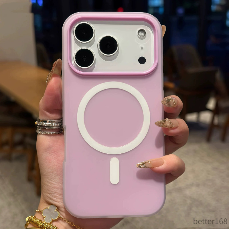 Ốp Lưng Từ Tính Cho IPhone 16 15 14 Pro Max Nhiều Màu Chống Sốc Bảo Vệ Camera Thời Trang Cao Cấp