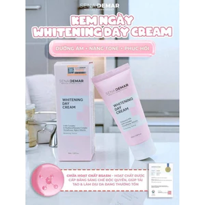 Kem ngày Sena demar whitening day cream 50ml hạn 2028 Hàn Quốc kem ngày senademar kem lười senademar CF149