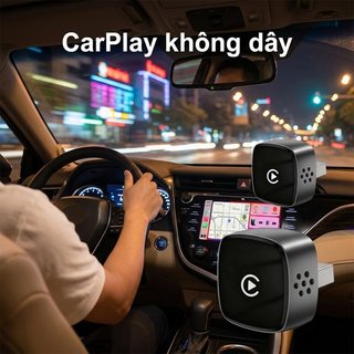 Không Dây CarPlay Android Auto Dongle 2 Trong 1 Tự Động Kết Nối Điều Khiển Bằng Giọng Nói Rộng Phù Hợp Với Xe Ô Tô Có Dây