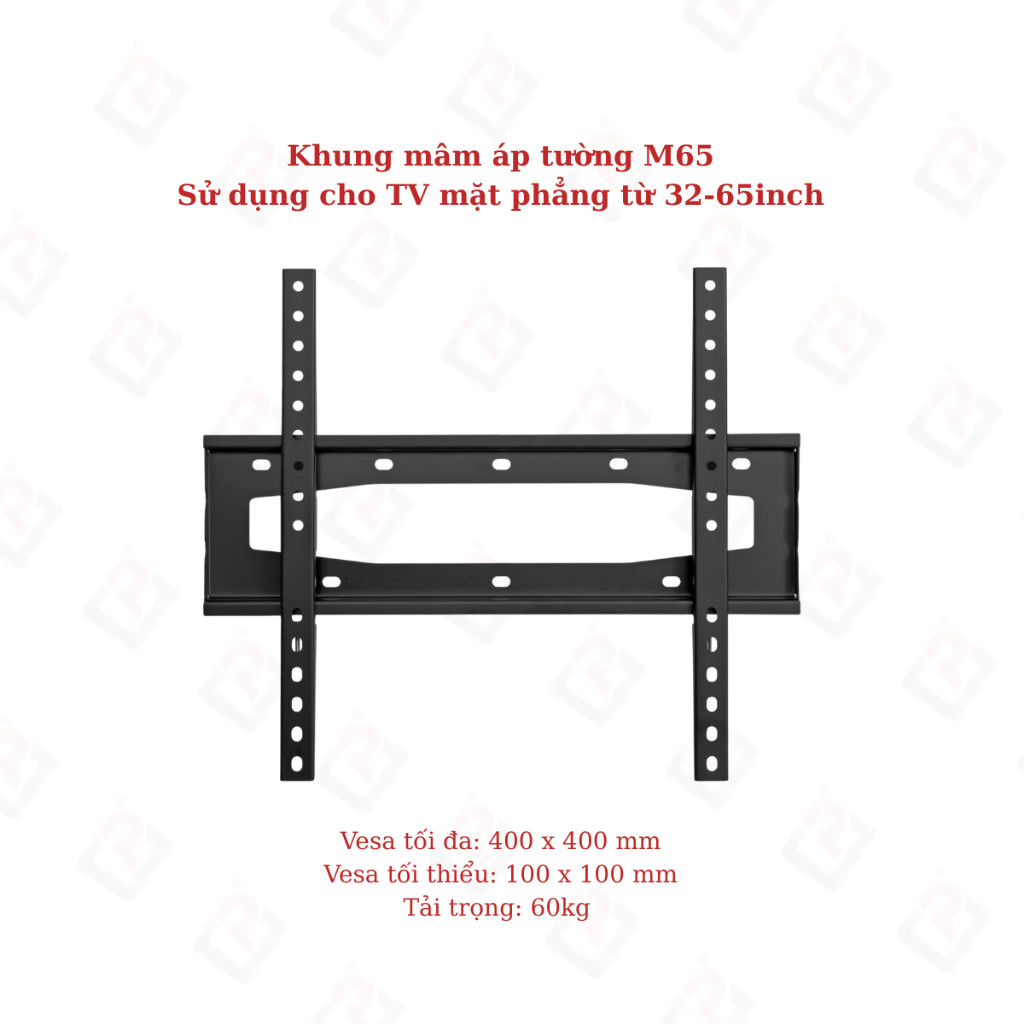 Khung treo tivi cố định sát tường cao cấp 26-63 inch Kèm ốc vít، Giá treo tivi،Gia đình lắp tivi treo tường