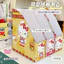 K Kee Burger Shop Dễ Thương Bookend Hộp Bảo Quản Để Bàn Kệ Sách Thư Mục Giấy Hoạt Hình Cô Gái Trái Tim Bookend 6THR