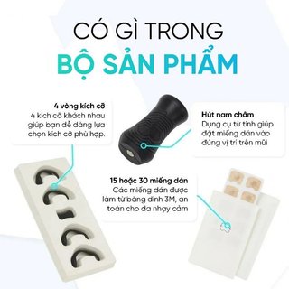 Dụng cụ giãn mũi từ tính Chống ngáy Cải thiện hơi thở Thể thao Thân thiện với Dải mũi Hỗ trợ hơi thở