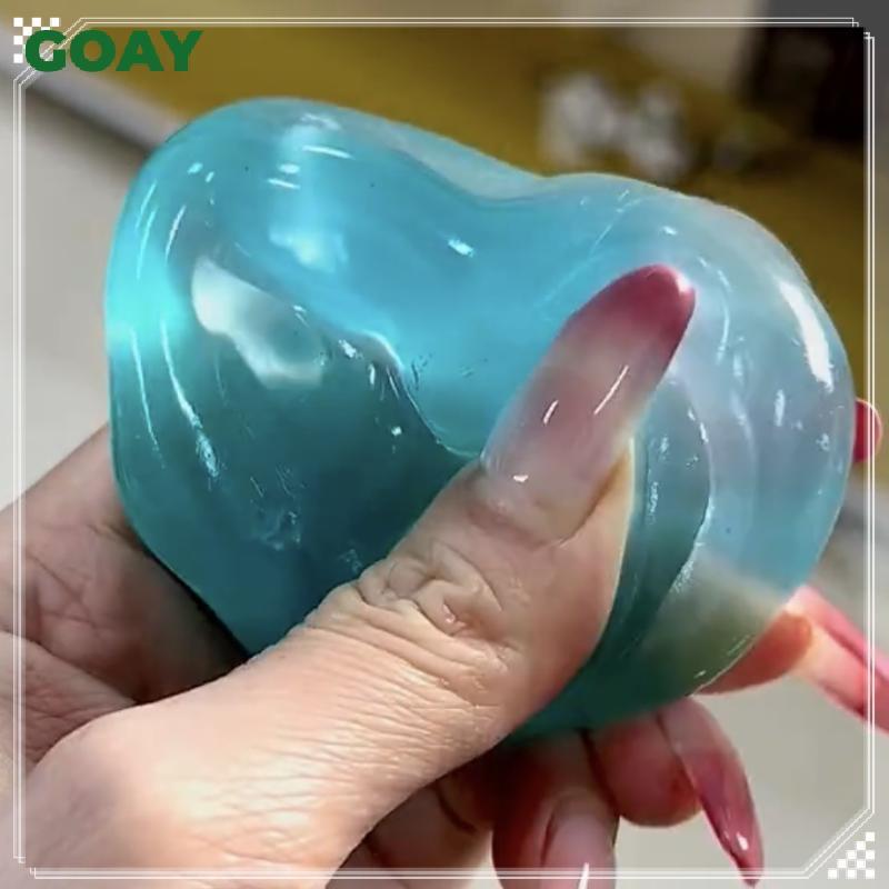 GOAY 1 Cái Chống Căng Thẳng Cảm Giác Fidgets Squishy Đồ Chơi Mềm Mô Phỏng Trong Suốt Màu Xanh Maltose Chậm Đàn Hồi Đồ Chơi VN