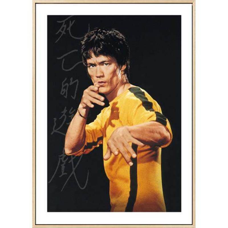 Bruce Lee Retro Vintage Poster Không Khung Tranh Vải Chống Thấm Nước, Kung Fu Ngôi Sao Treo Tường Nghệ Thuật Cho Phòng Khách Phòng Tập Gym Quyền Anh Câu Lạc Bộ Thanh Trang Trí