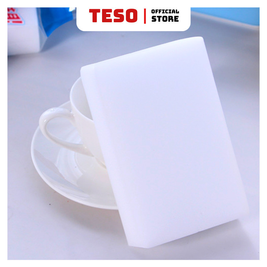 COMBO 20 Mút Xốp Melamine Tẩy Vết Ố, Lau Chùi, Vệ Sinh - Miếng Bọt Biển Lau Chùi Đa Năng - TESOVN 484fv