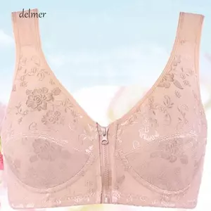 DELMER Người Cao Tuổi Trung Niên Brassiere, Áo Ngực Không Dây Cho Mẹ, Mềm Mại Chống Chảy xệ Kích Thước Lớn Đồ Lót Bà Bầu Nữ