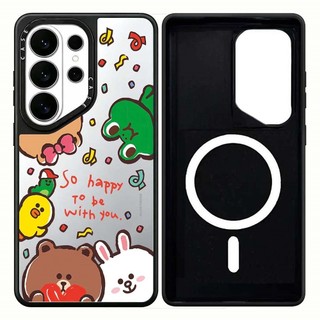 Ốp Lưng Phone Case Cứng Gương Vịt Từ Tính Cho Samsung Galaxy S26 25 24 23 UItra S26 25 24 23 Plus Vỏ Bảo Vệ Chống Sốc