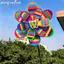 Khung Ảnh 1 Chiếc Ngoài Trời Hai Lớp Màu Cối Xay Gió Đồ Chơi Trẻ Em Nhiều Màu Sắc Gió Spinner Nhà Trang Trí Sân Vườn Công Viên Cảnh Quan Trang Trí VN