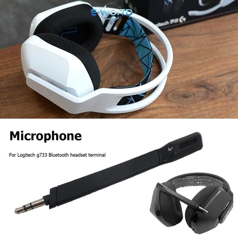 E-WOITD 3.5mm Mic Tai nghe trò chơi thay thế Micrô cho Logitech G733 Tai nghe Lightspeed Mic có bộ lọc giọng nói E-WOITD