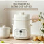 Nồi Nấu Cháo Chậm Cho Bé Đa Năng 0.8L Bear EST- 085DH, Kèm Lồng Hấp, Hẹn Giờ, Cách Thủy, BH 18 Tháng