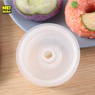MeiShao Mùa Đi Học Donut Tròn Cơm Bóng Khuôn Chống Dính Máy Làm Sushi DIY Dễ Dàng Cơm Bóng Báo Chí Khuôn Trẻ Em Bé Bento Bộ Nhà Bếp Đẹp