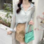 Áo sơ mi chống nắng Pearlescent Sheer dành cho nữ, tay dài, dáng rộng vừa vặn, chống tia cực tím, áo mỏng