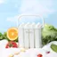 ITRUMPET Khuôn Popsicle cũ, có nắp Khay đá thanh dài bằng silicon, Khuôn làm đá di động bền bỉ Dụng cụ nhà bếp