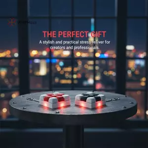 < WHPHous-t > Móc khóa bàn phím cơ 9 phím Mini Fidget Toy Keyring để giảm căng thẳng Phụ kiện ô tô văn phòng tại nhà Đẹp