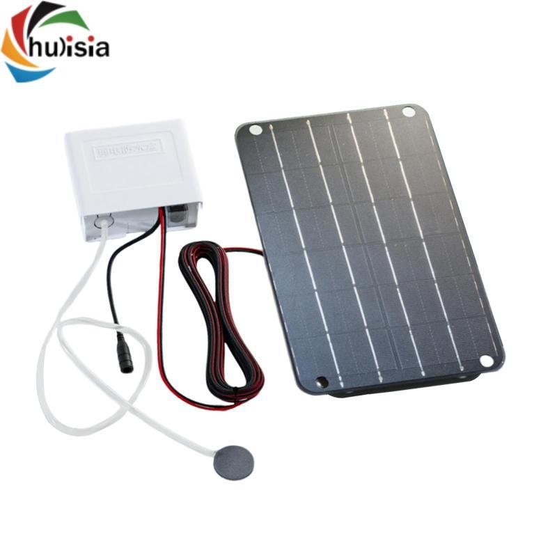 Máy sục khí ao năng lượng mặt trời Máy bơm oxy yên tĩnh chống nước di động 6V Máy bơm không khí năng lượng mặt trời cho bể cá thủy canh Ao cá nhỏ ngoài trời