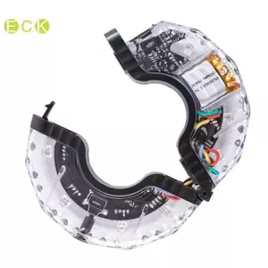 Đèn LED có thể sạc lại Bánh xe đạp Đèn trung tâm USB RGB đầy màu sắc Đèn nói xe đạp để cảnh báo và trang trí an toàn Đẹp