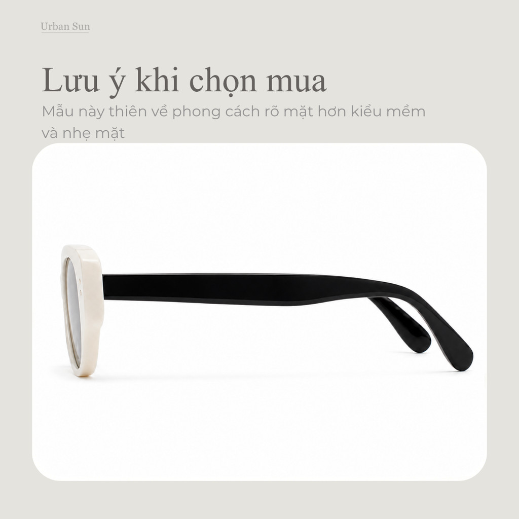 Kính râm mắt mèo nữ Acetate Frame Nylon Lens UV400 để mặc ban ngày