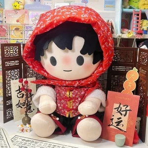 40cm Cotton Búp Bê Quần Áo Đông Bắc Hoa Lớn Áo Khoác Mới Cho Bé Quần Áo Cotton Phù Hợp Với Lễ Hội Phong Cách Trung Hoa Thờ Phượng Quần Áo