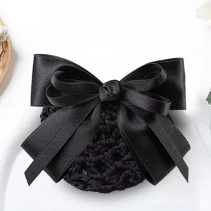 Đầu Hoa Nữ Chuyên Nghiệp Cotton Thắt Lưng Y Tá Kẹp Tóc Tiếp Viên Ngân Hàng Làm Việc Tấm Tóc Lưới Bỏ Túi Khách Sạn Bồi Bàn Đĩa Kẹp Tóc