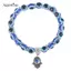 AqToCna 2021 Charm Xanh Ác Mắt Luy Vòng Tay Hạt Thủy Tinh Lắc Tay Nam Nữ Trang Sức Quà Tặng AqToCna