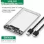 Ge Trong Suốt Bên Ngoài Ổ Cứng 2.5or3.0 Inch HDD SSD Case Micro-b Sang USB3.1 4TB Ổ Cắm Nhà Ở UASP SATA III Laptop n