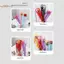 TRTR 50 Chiếc Iridescent Đơn Hoa Hồng Tay DIY Trong Suốt Hoa Gói Túi Chất Liệu Hoa Ngủ Chống Thấm Nước VN