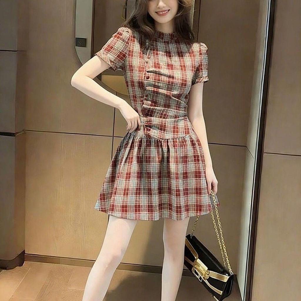 [Giảm giá 50%] Váy hâm mộ nữ thần nổi tiếng sang trọng kiểu Pháp Cao cấp tinh tế Đơn giản tinh tế Tinh tế Decent Thời trang Tất cả @ -