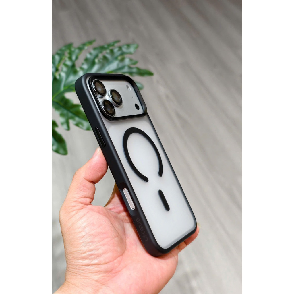 [Chính Hãng] Ốp Lưng Likgus King Mag Cho iPhone 17 Pro / 17 Pro Max - Lưng Nhám, Vành Camera Kim Loại, Hút Từ Tính